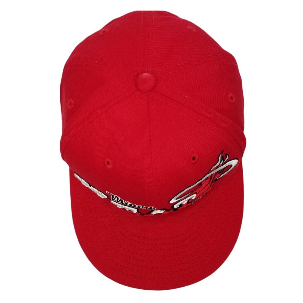 New Era Miami Heat Cap Hat Trucker Basketball NBA Snapback Red Embroidered HWC - Picture 8 of 11